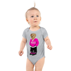 Pink Polo Bear Bodysuit