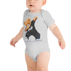 Black Cool Bear Bodysuit