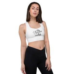 Longline sports bra