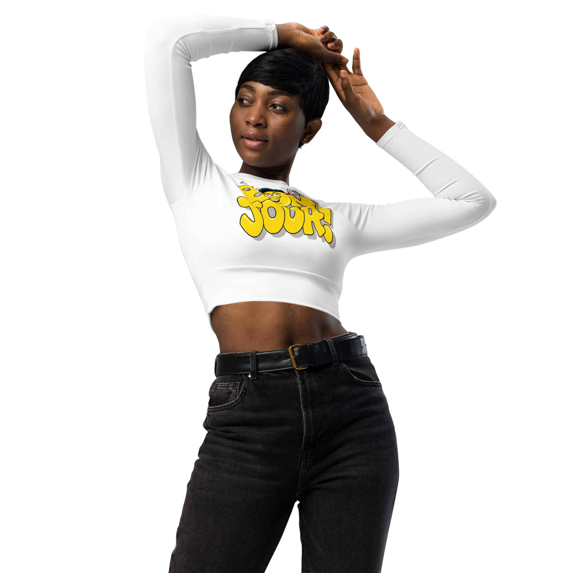 Bonjour LS Crop Top