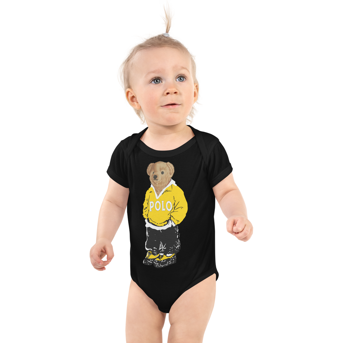 Yellow Polo Bear Bodysuit