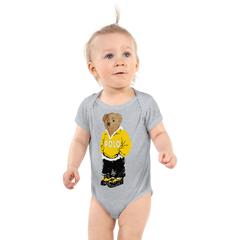 Yellow Polo Bear Bodysuit