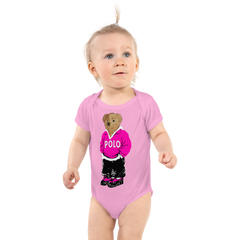 Pink Polo Bear Bodysuit