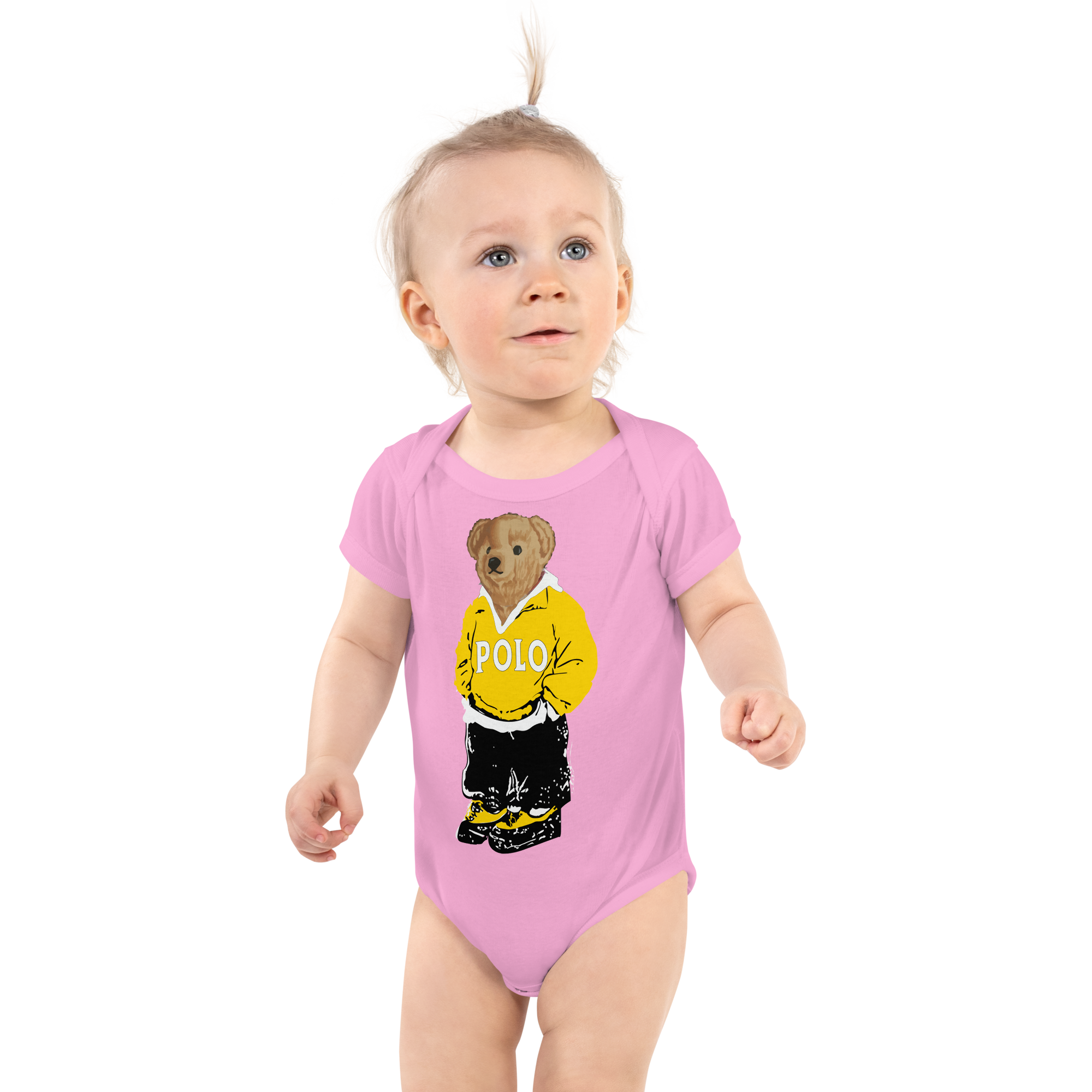Yellow Polo Bear Bodysuit