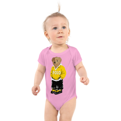 Yellow Polo Bear Bodysuit