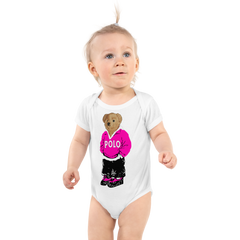 Pink Polo Bear Bodysuit
