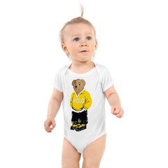 Yellow Polo Bear Bodysuit
