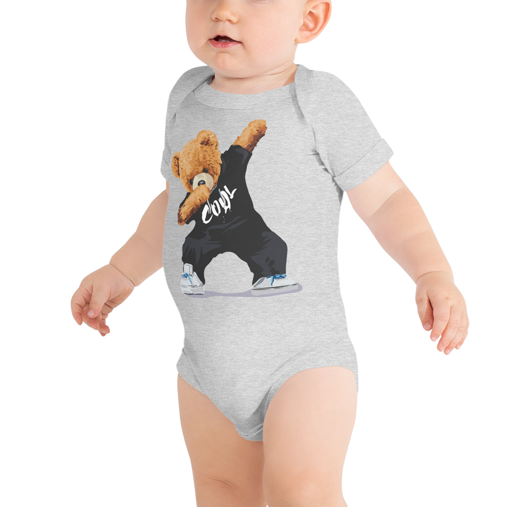 Black Cool Bear Bodysuit