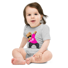 Pink Cool Bear Bodysuit