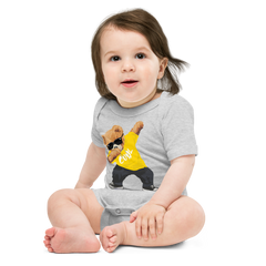 Yellow Cool Bear Bodysuit