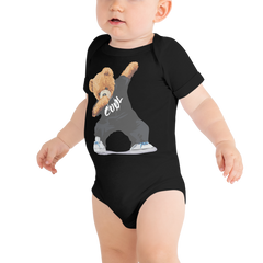 Black Cool Bear Bodysuit