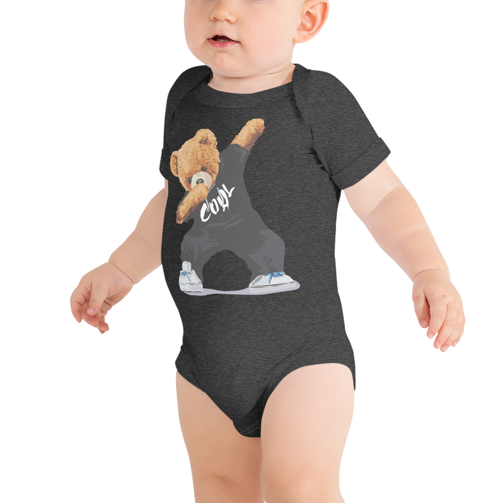 Black Cool Bear Bodysuit