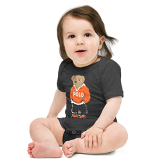 Orange Polo Bear Bodysuit