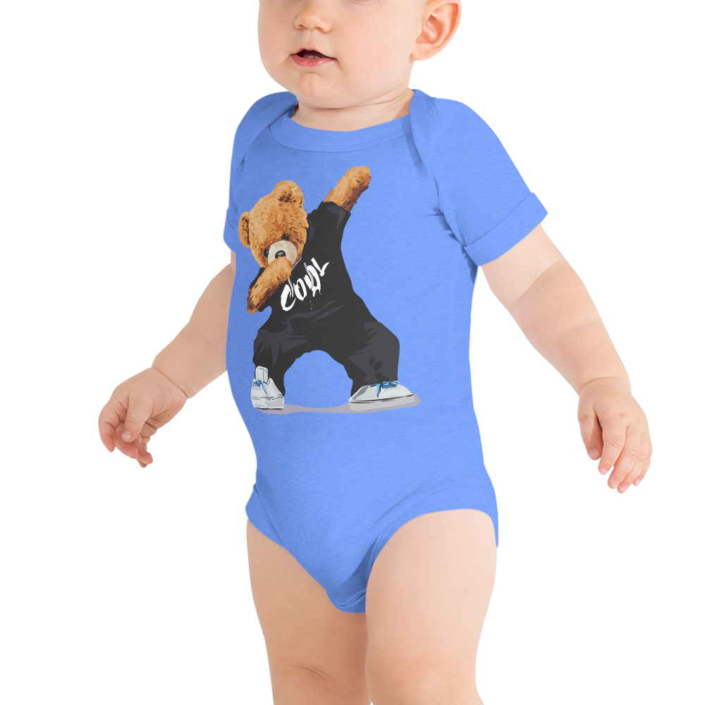 Black Cool Bear Bodysuit