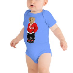 Red Polo Bear Bodysuit