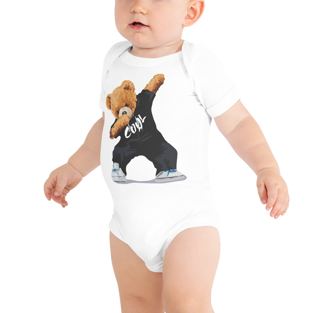 Black Cool Bear Bodysuit
