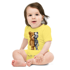 Half Robot Bear Bodysuit