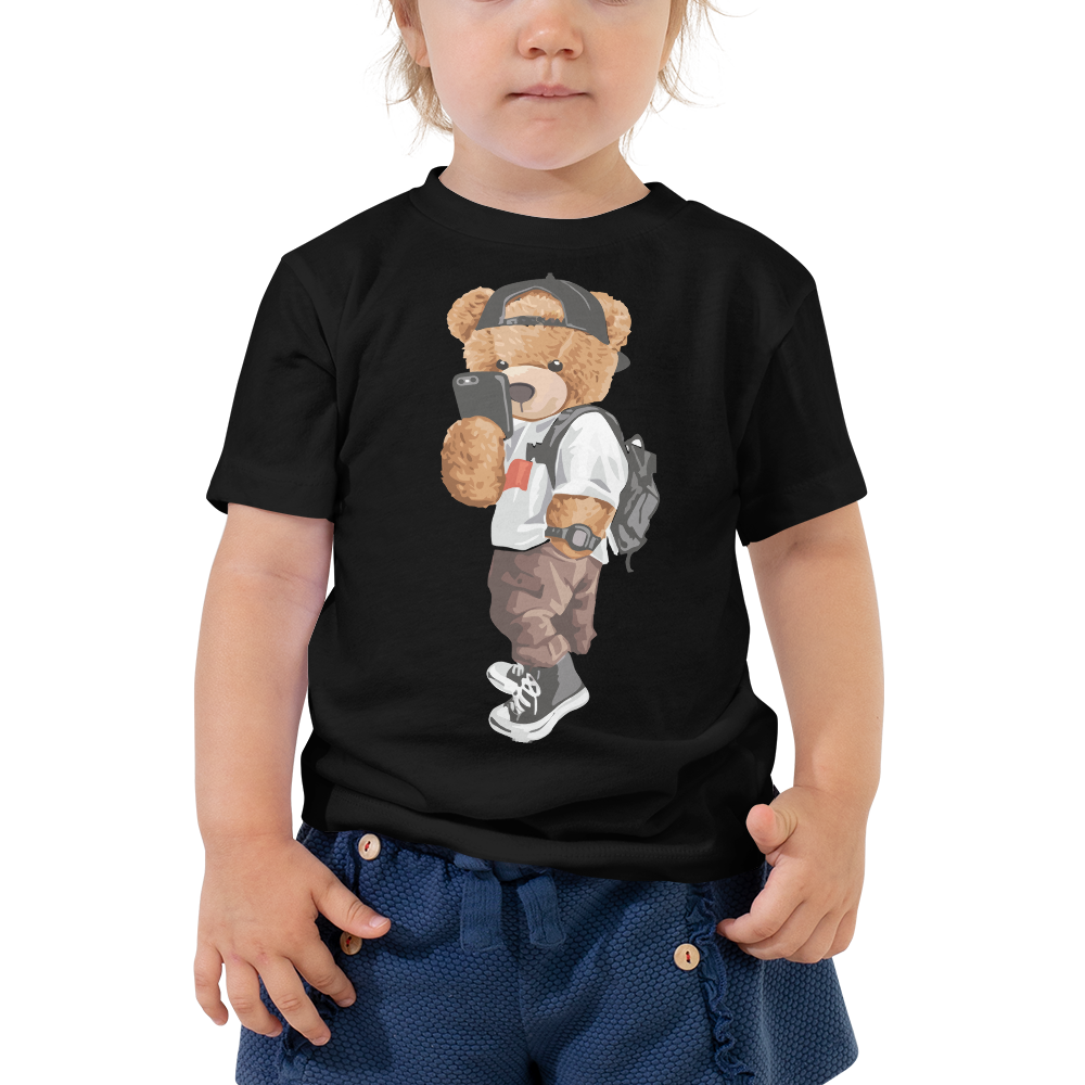 Selfied Bear White Tee