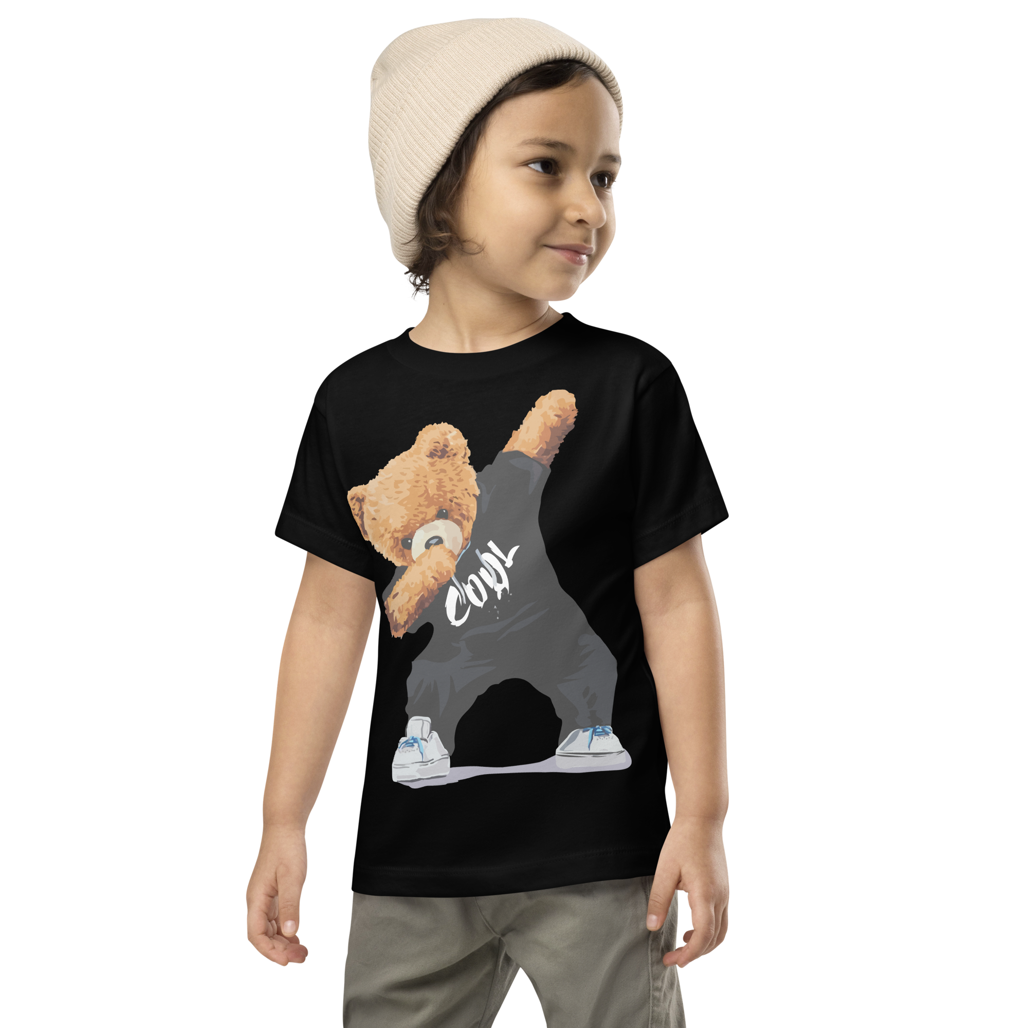 Black Cool Bear Tee