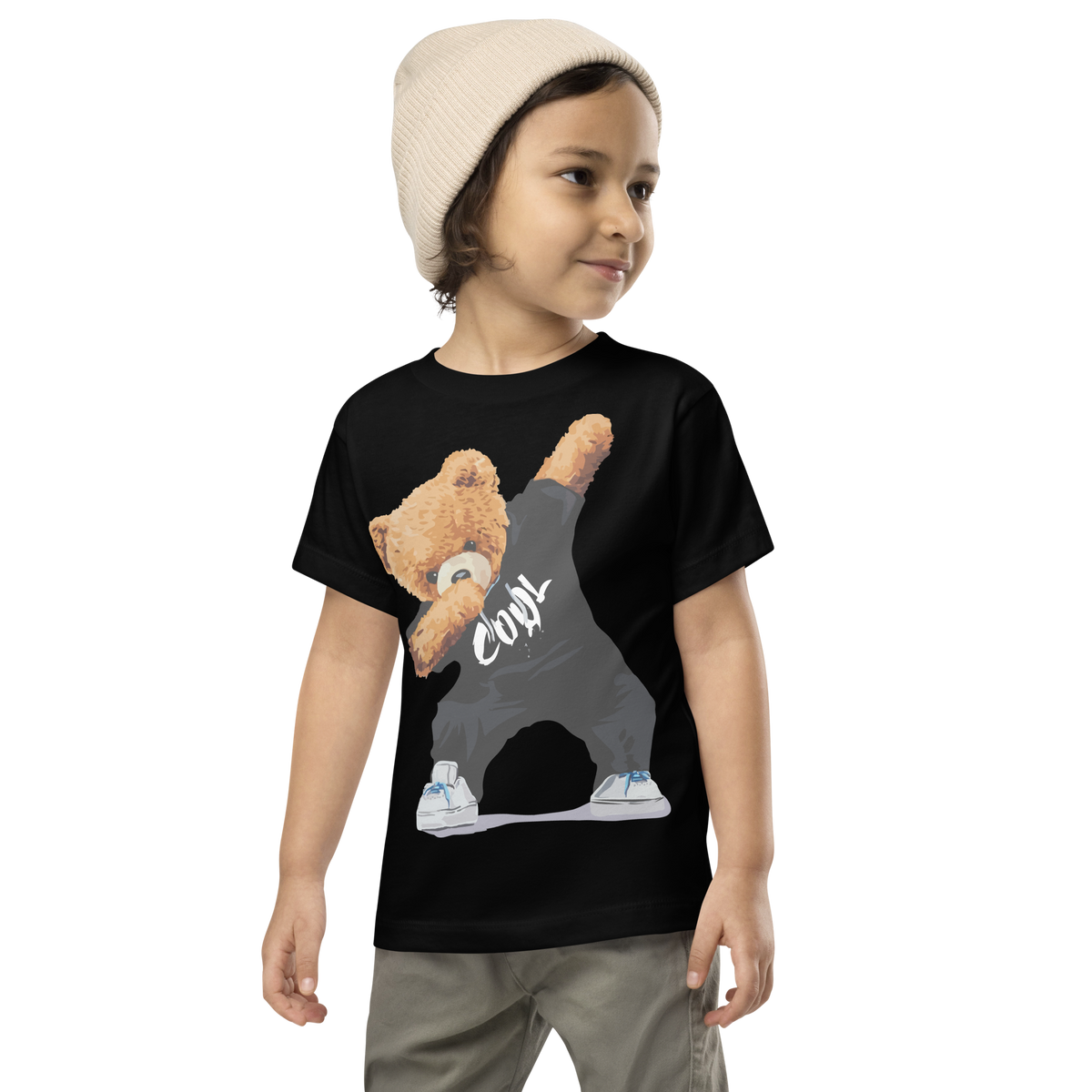 Black Cool Bear Tee