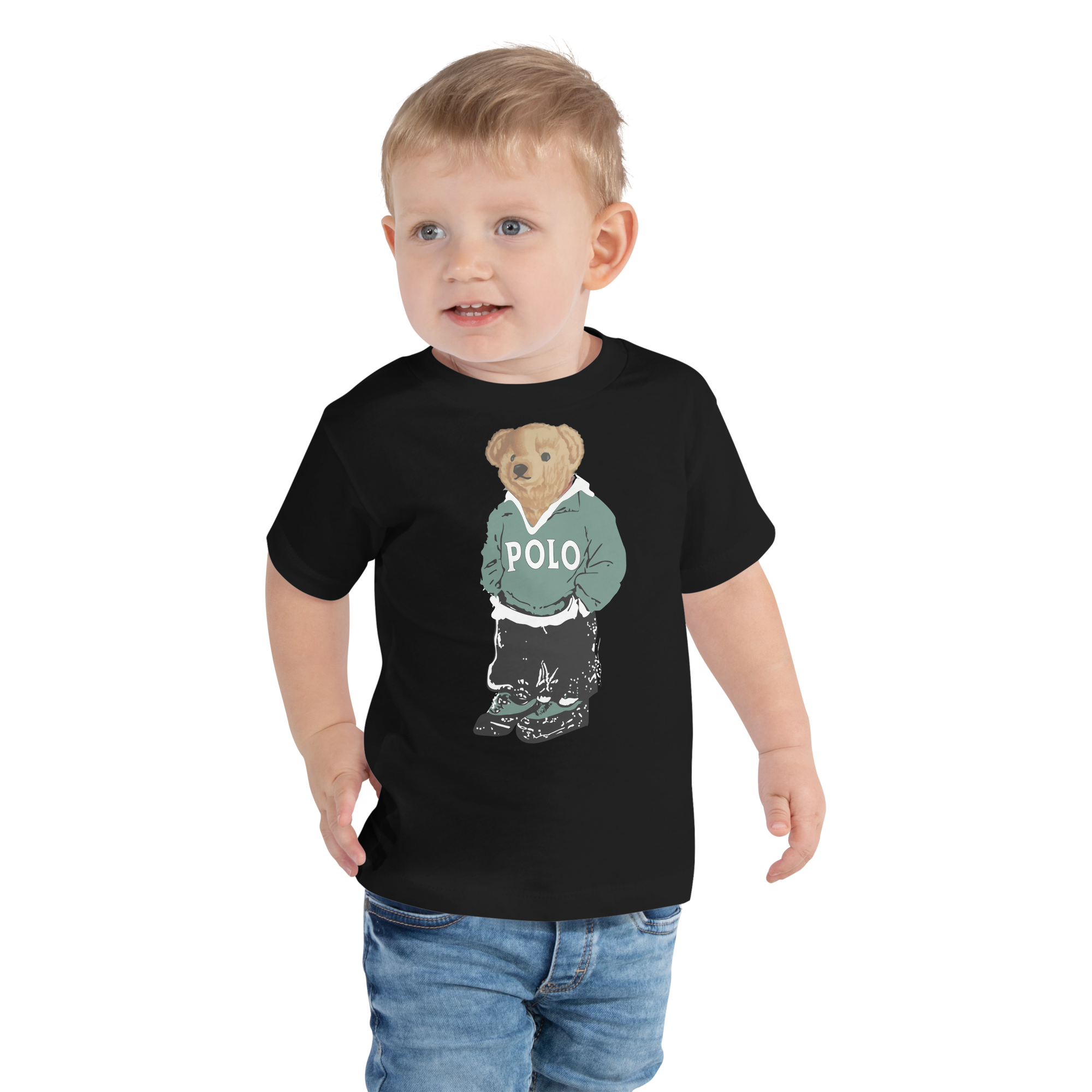 Blue Polo Bear Tee