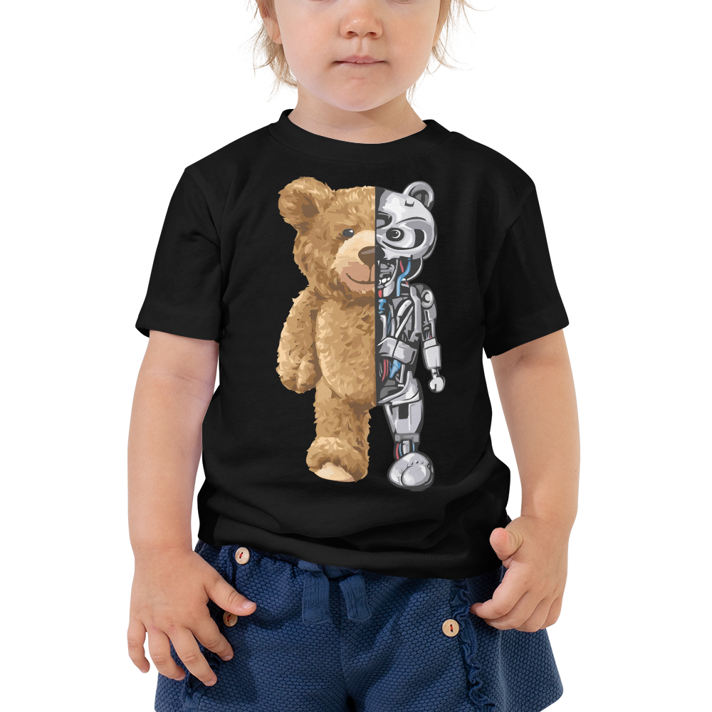 Half Robot Bear Tee