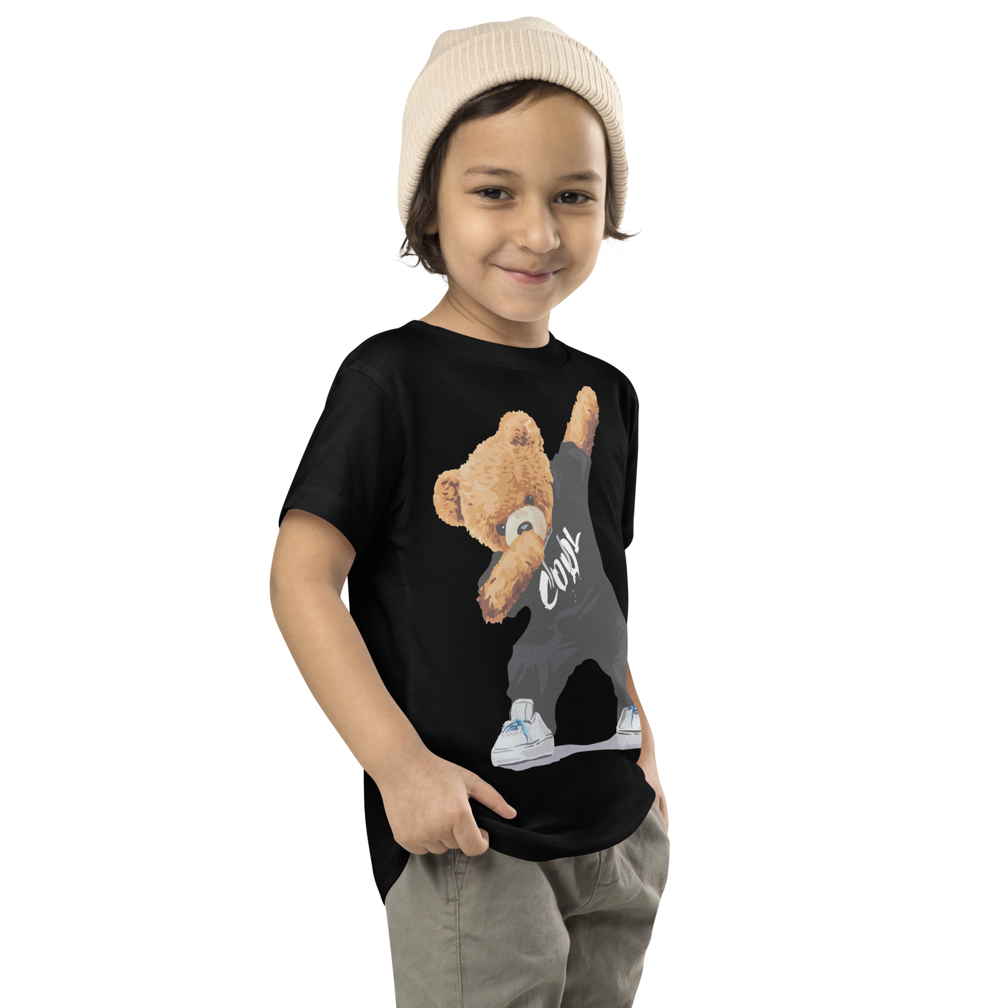 Black Cool Bear Tee