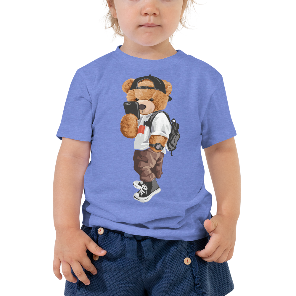 Selfied Bear White Tee
