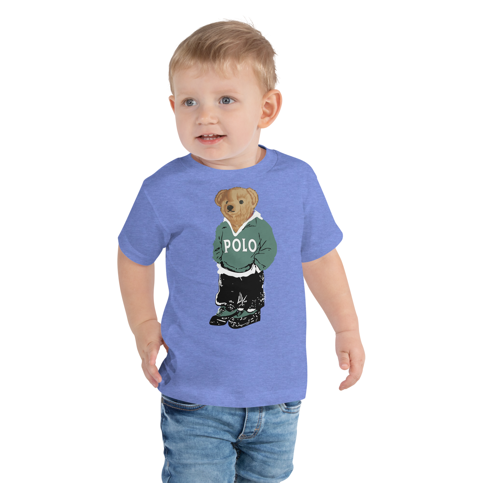Blue Polo Bear Tee