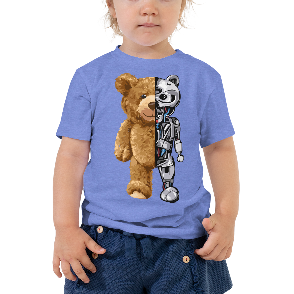 Half Robot Bear Tee