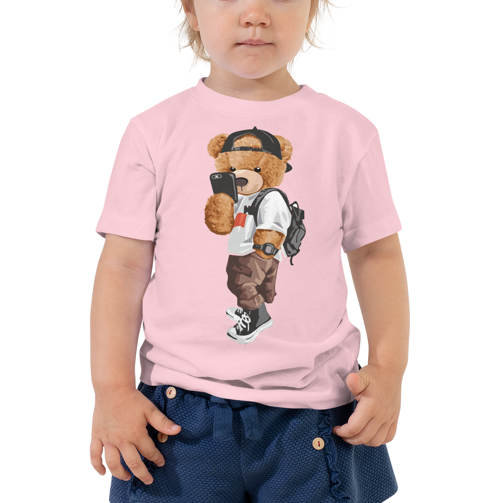 Selfied Bear White Tee