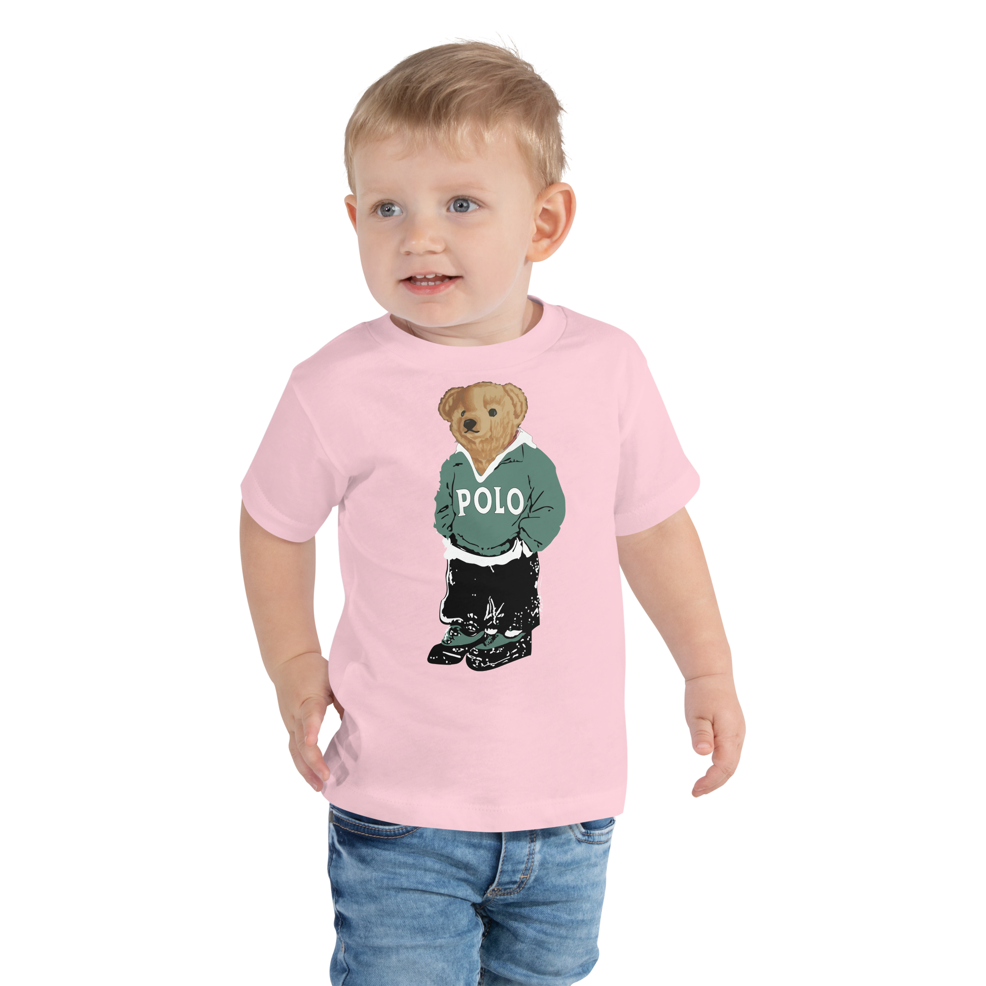 Blue Polo Bear Tee
