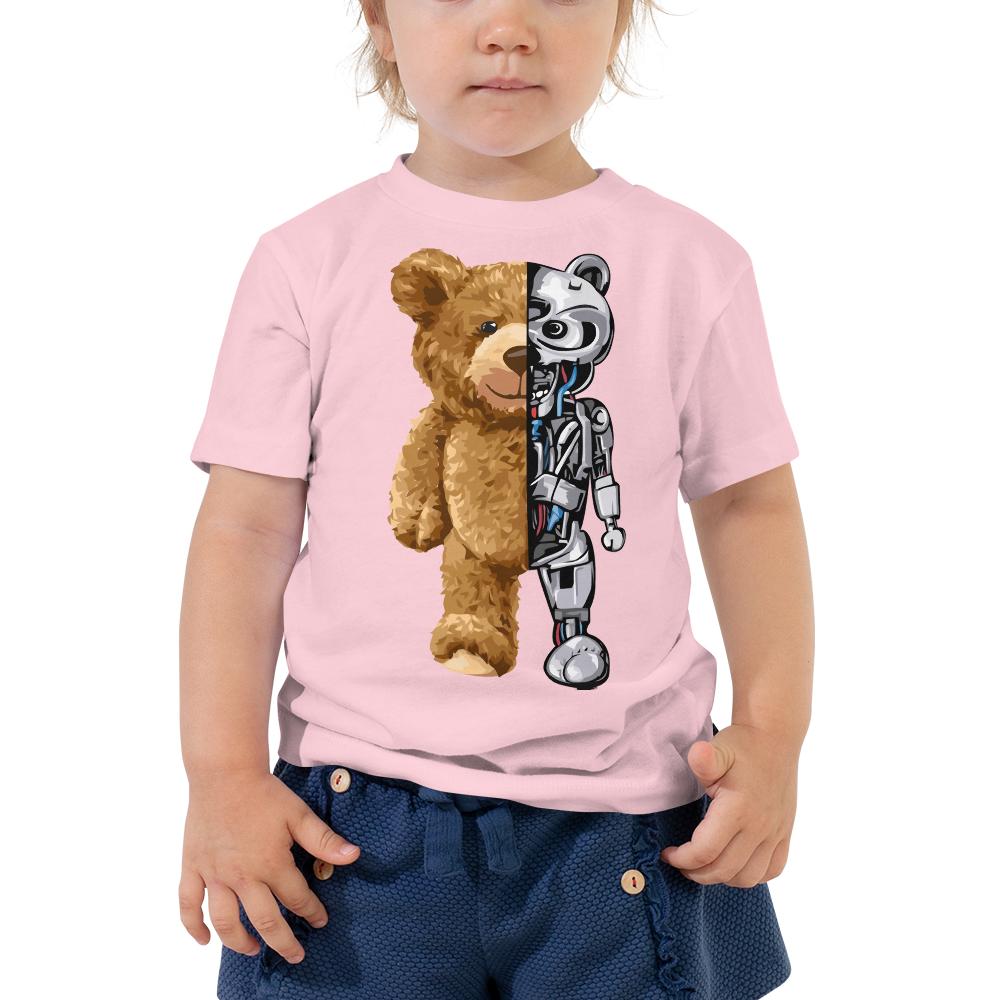 Half Robot Bear Tee