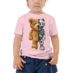 Half Robot Bear Tee