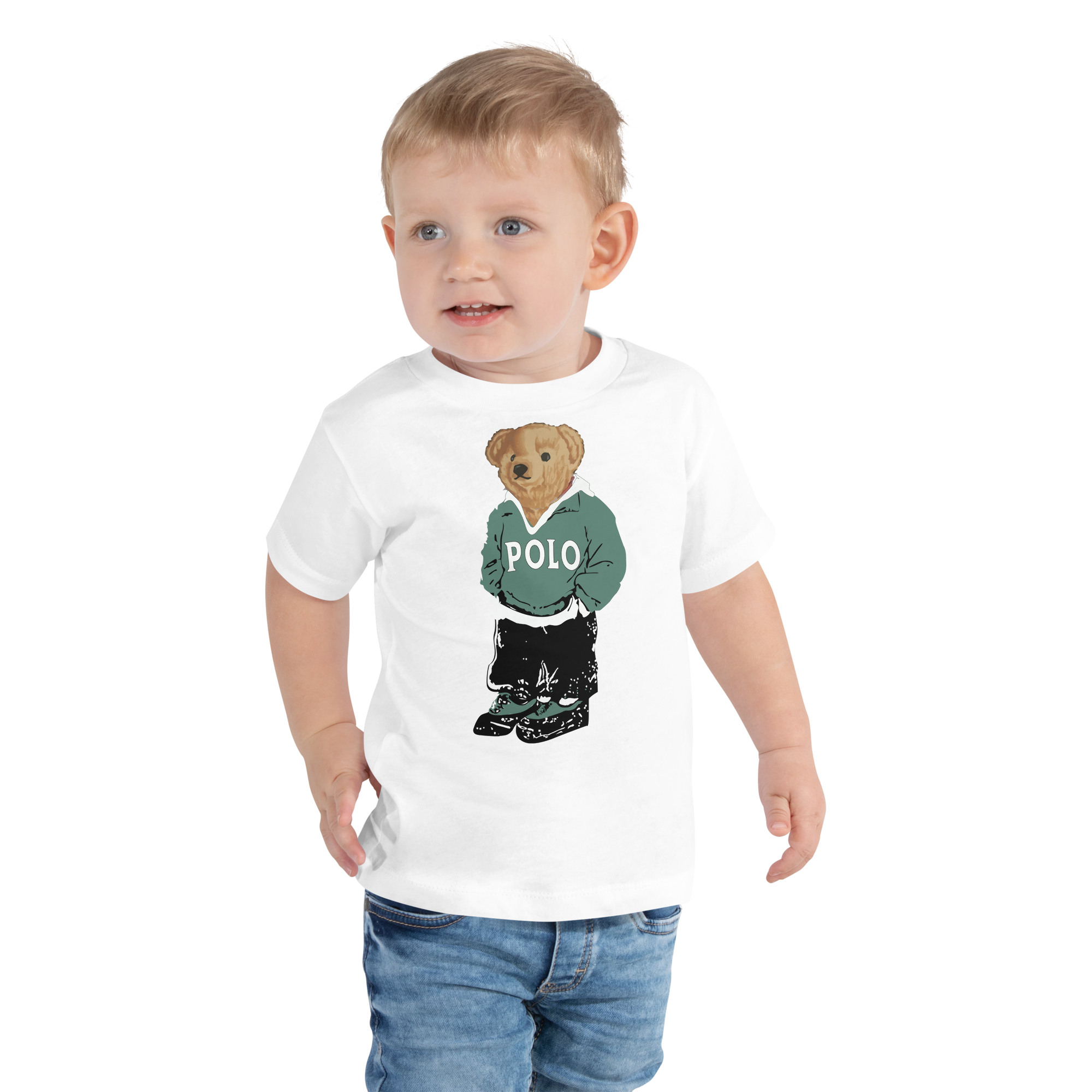 Blue Polo Bear Tee