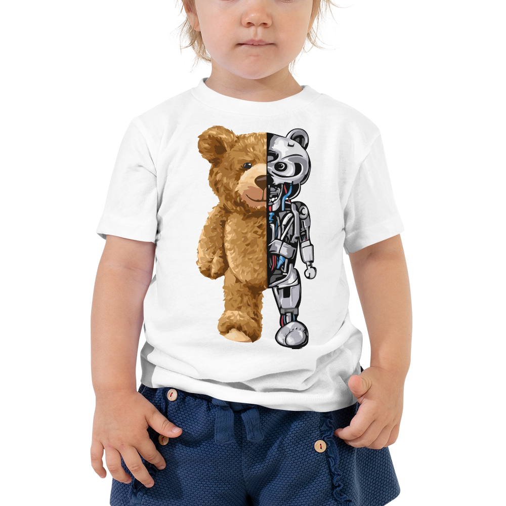 Half Robot Bear Tee