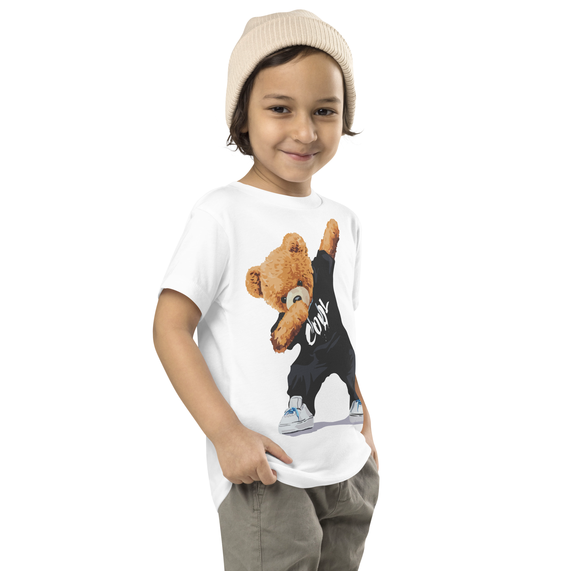 Black Cool Bear Tee