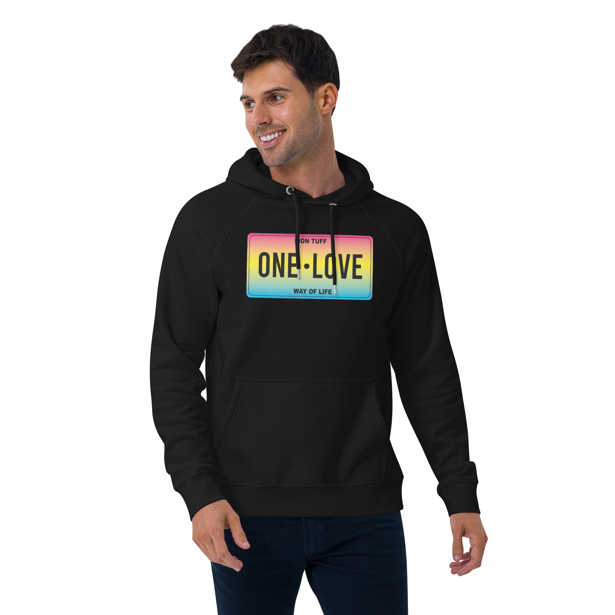Unisex eco raglan hoodie