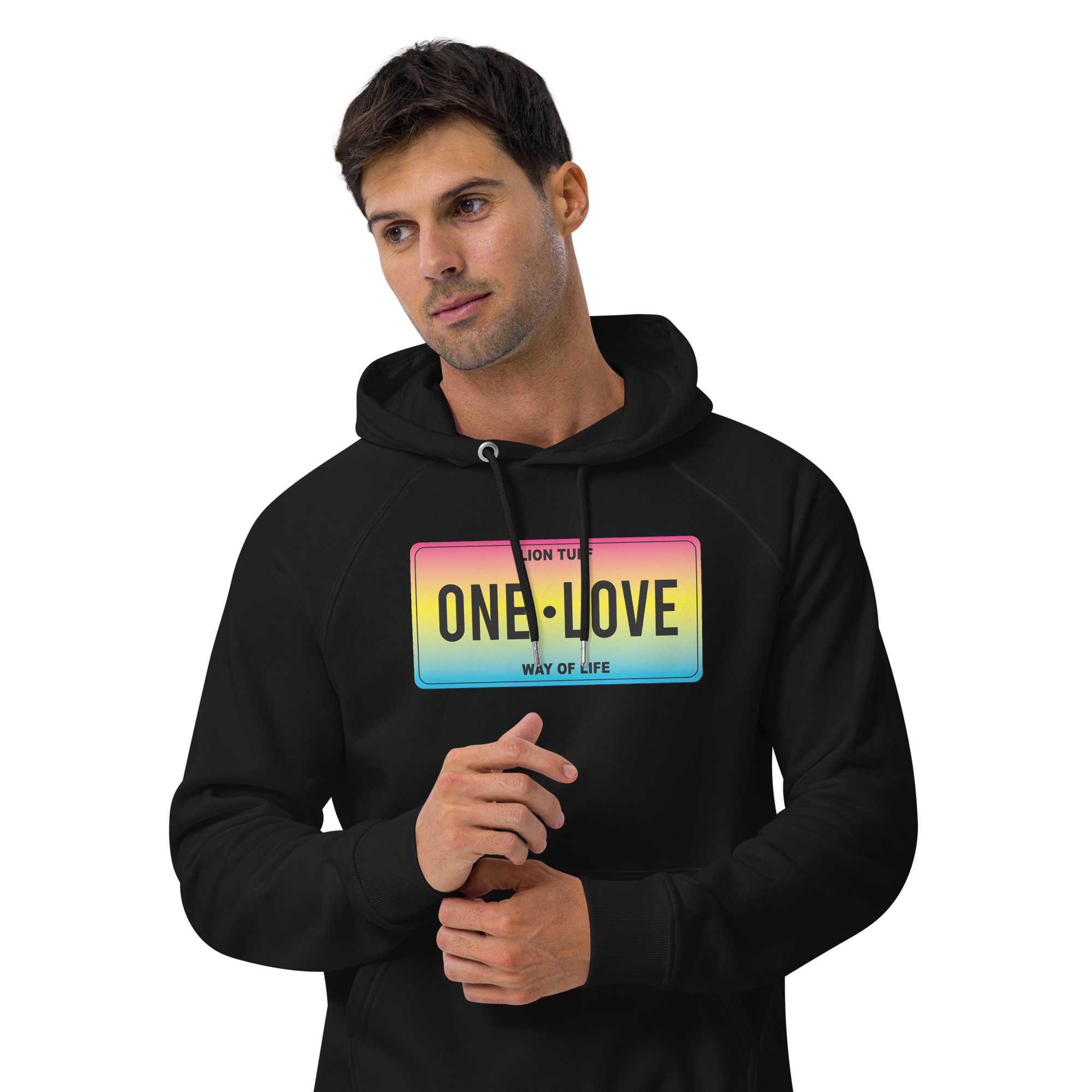 Unisex eco raglan hoodie