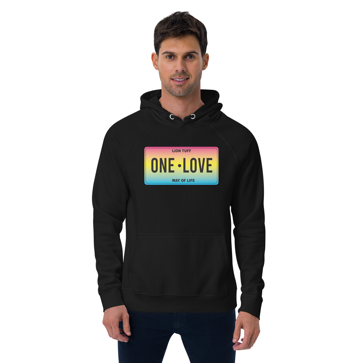 Unisex eco raglan hoodie