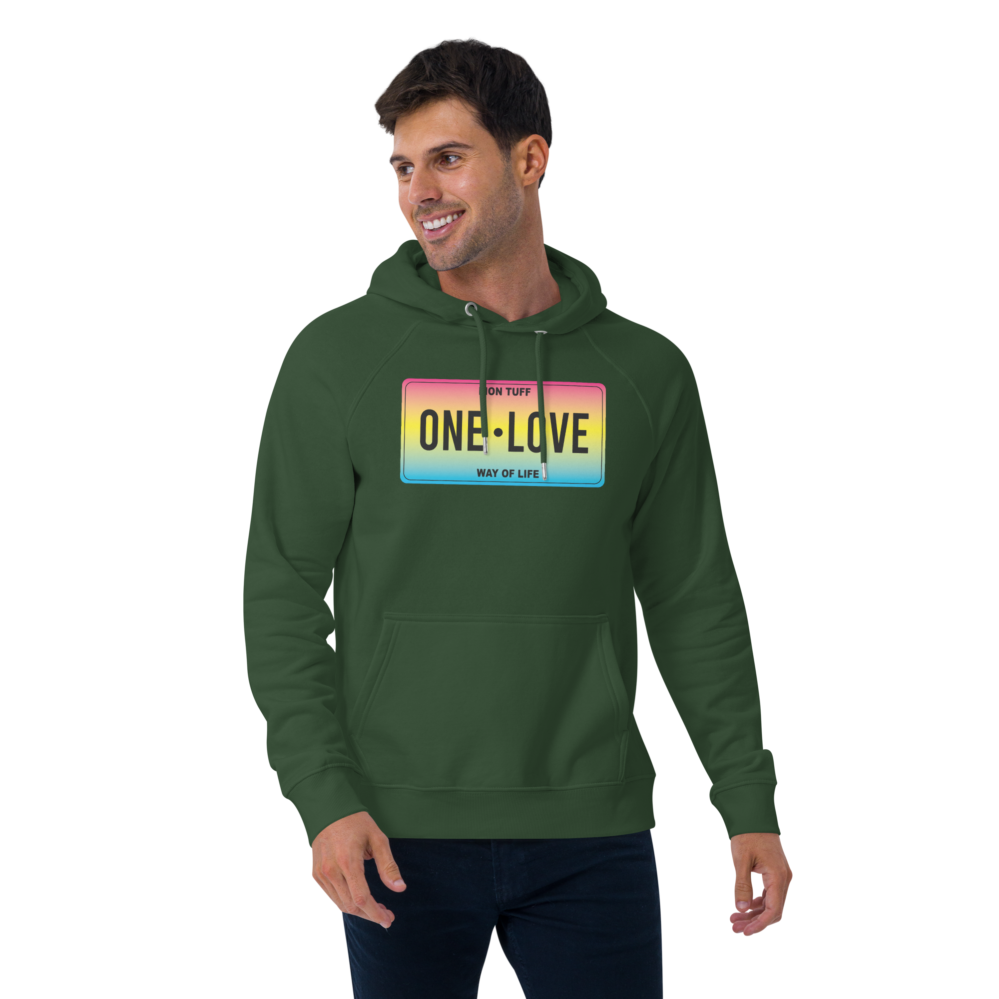 Unisex eco raglan hoodie
