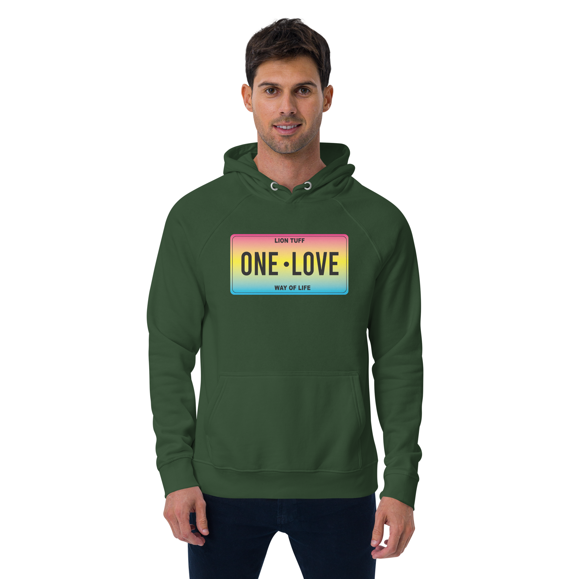Unisex eco raglan hoodie