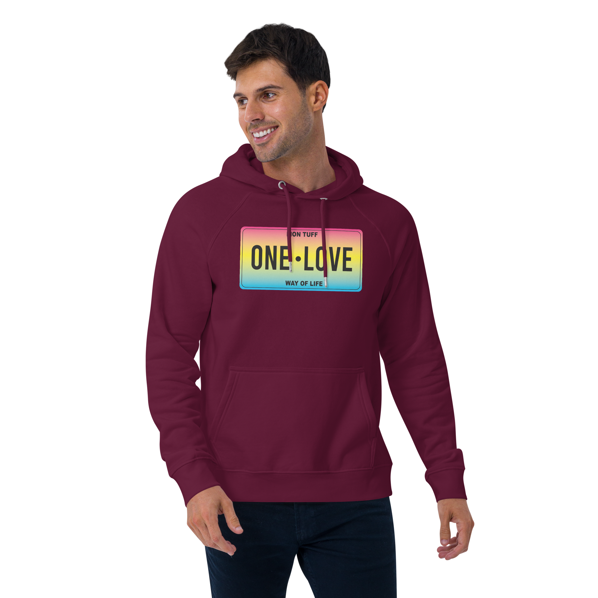 Unisex eco raglan hoodie