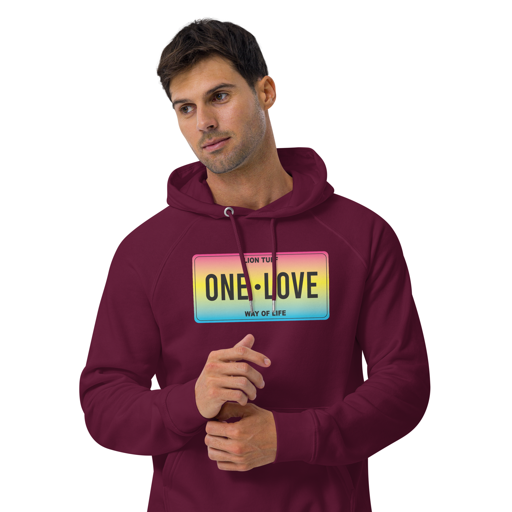 Unisex eco raglan hoodie