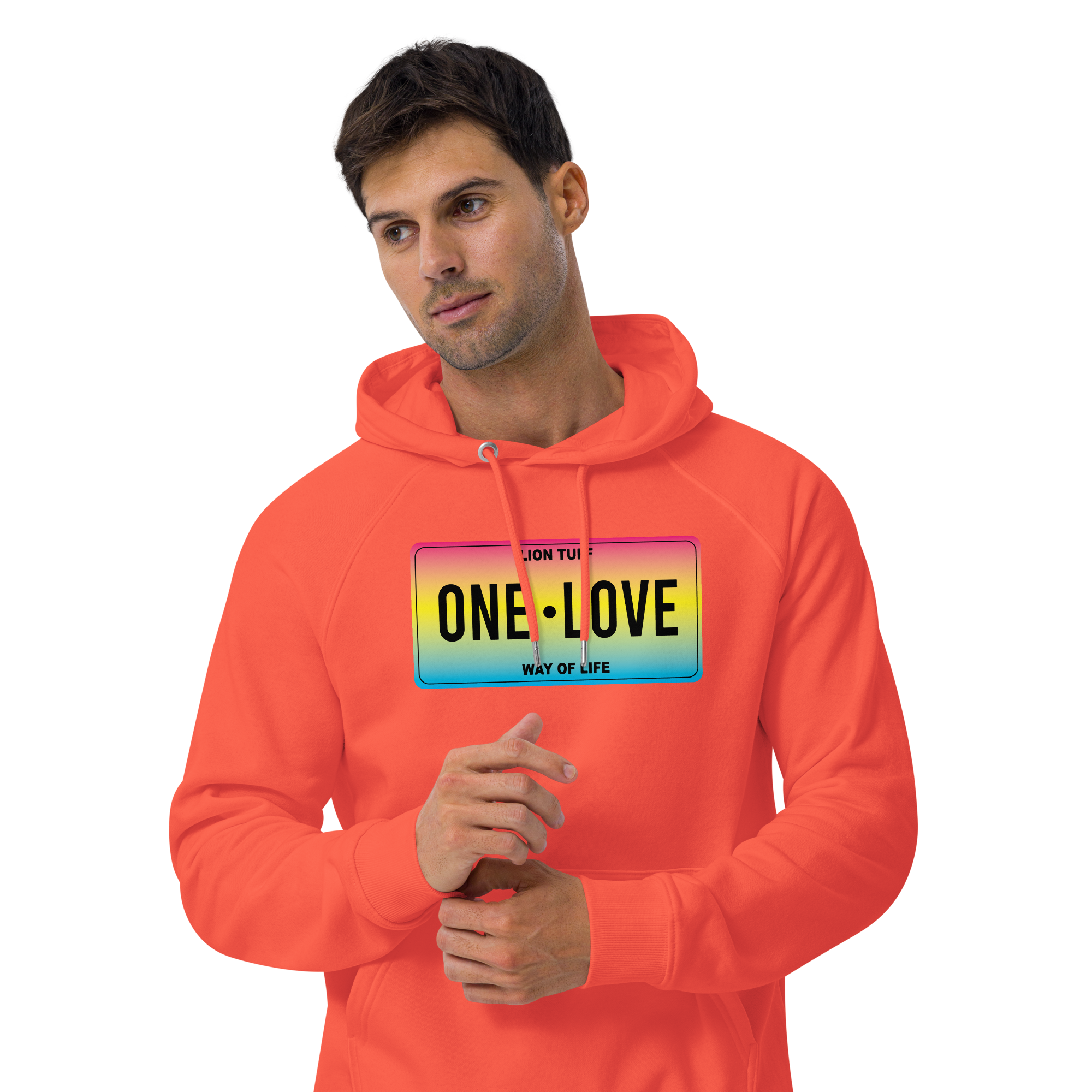Unisex eco raglan hoodie