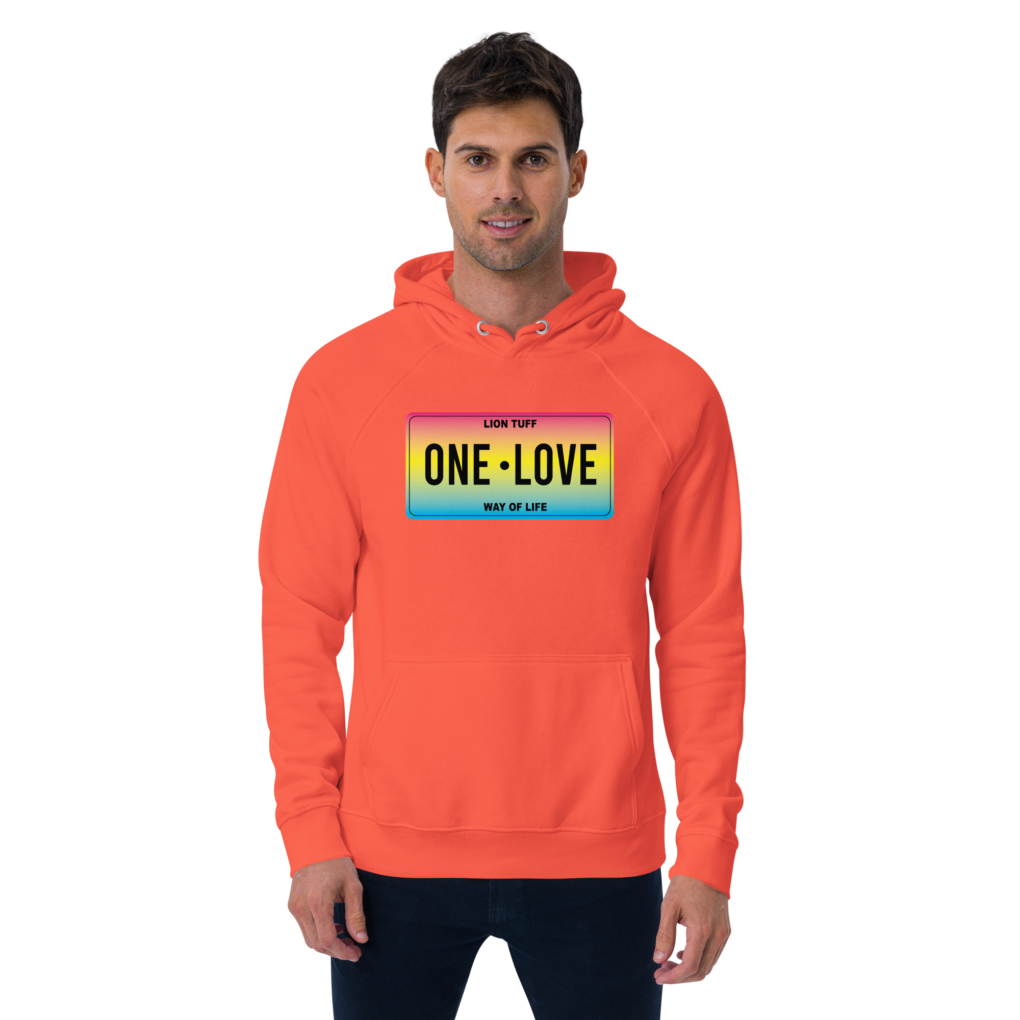 Unisex eco raglan hoodie