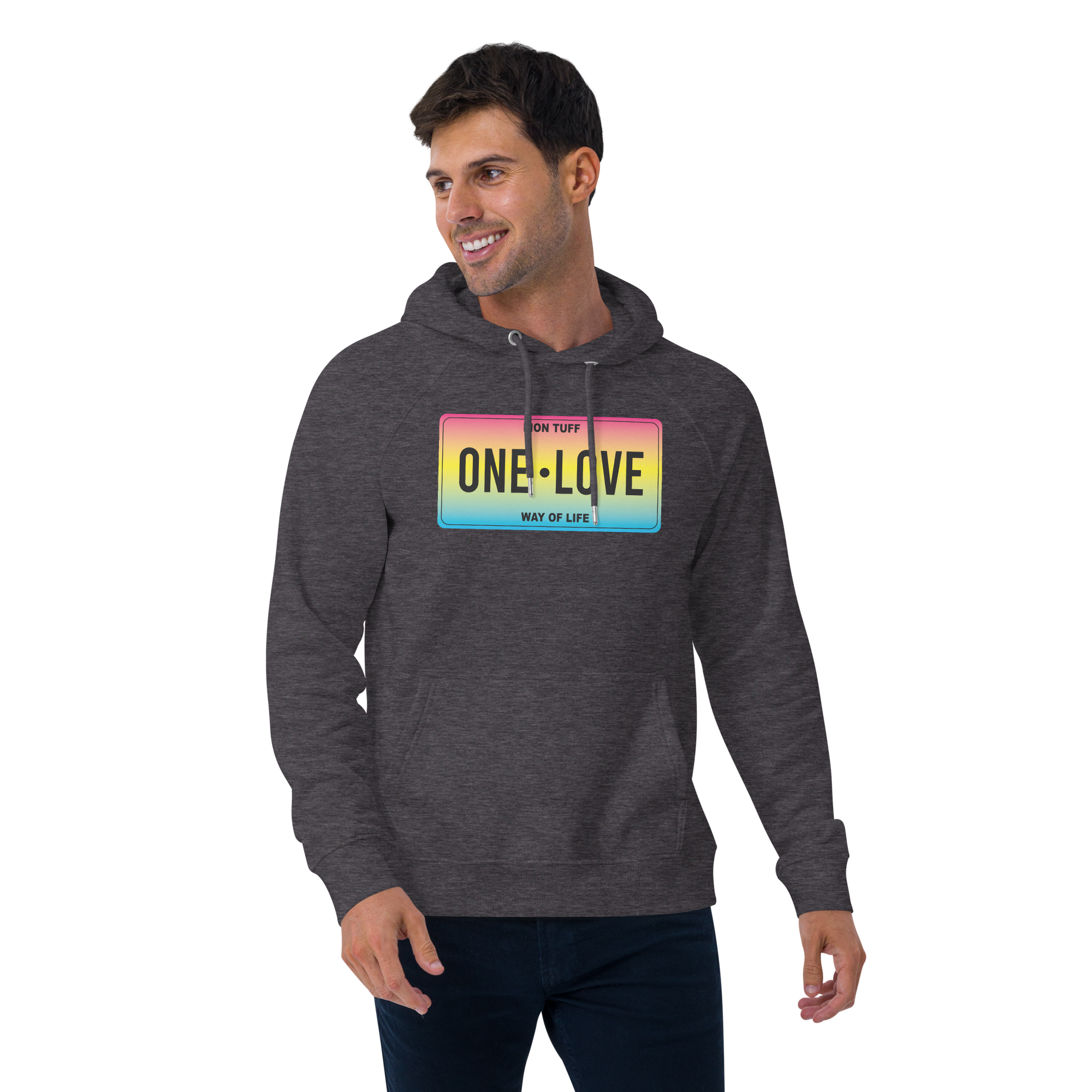 Unisex eco raglan hoodie
