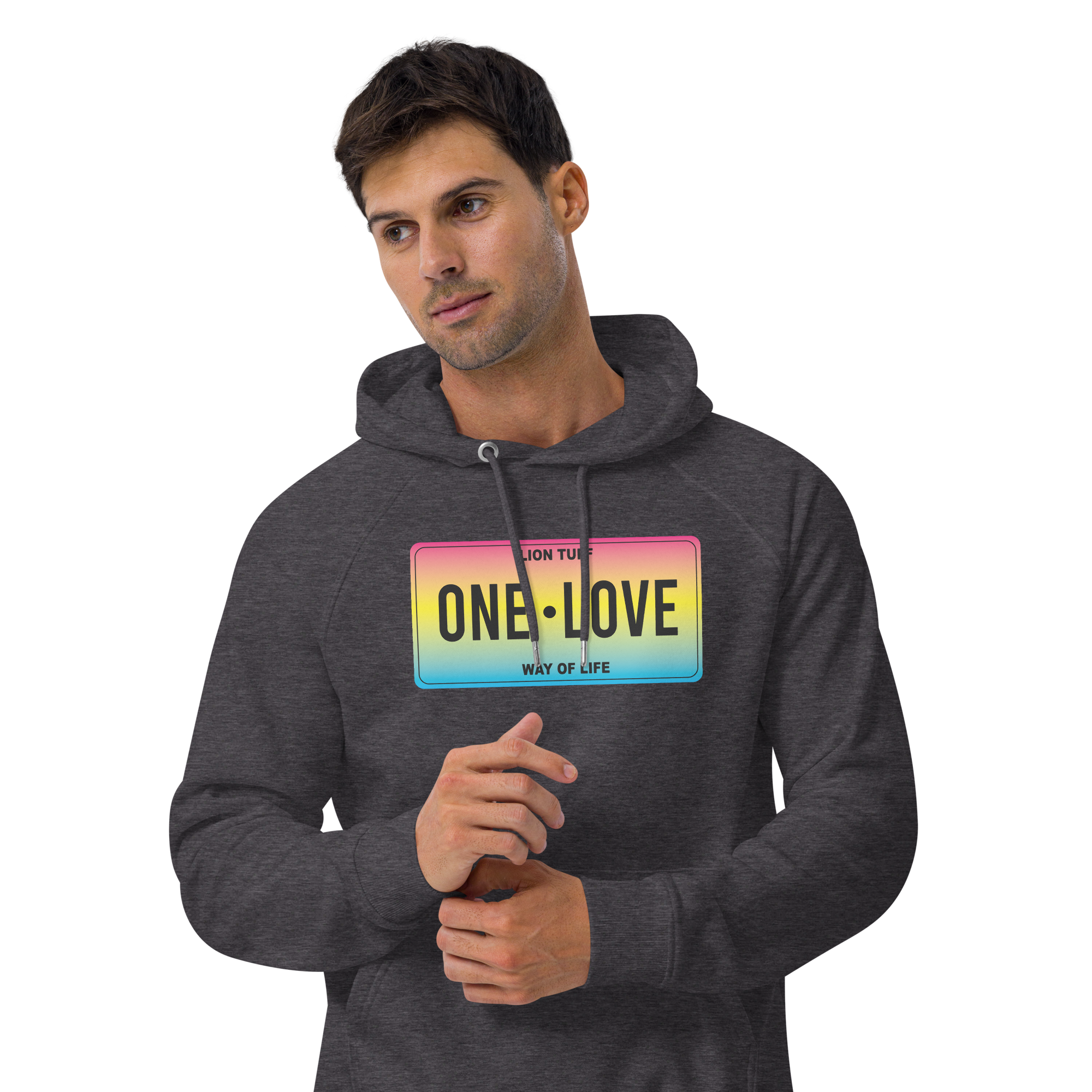 Unisex eco raglan hoodie