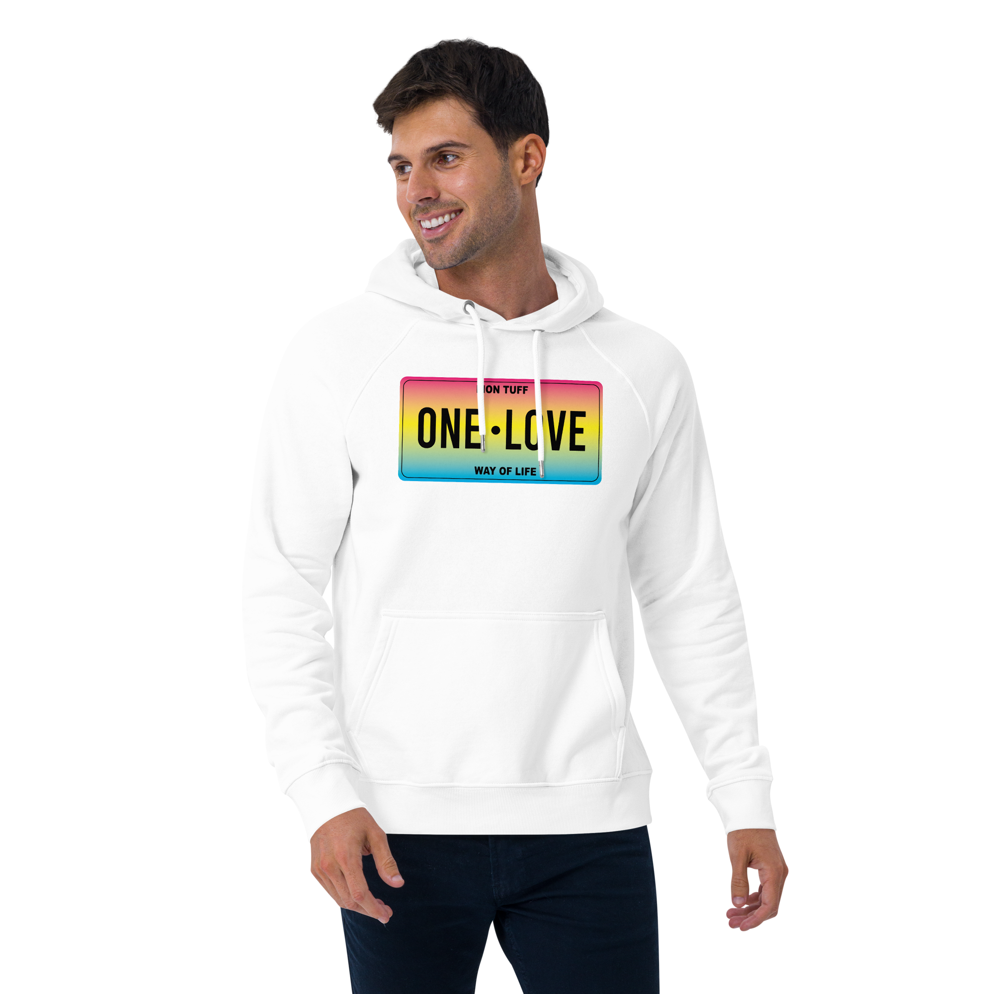Unisex eco raglan hoodie