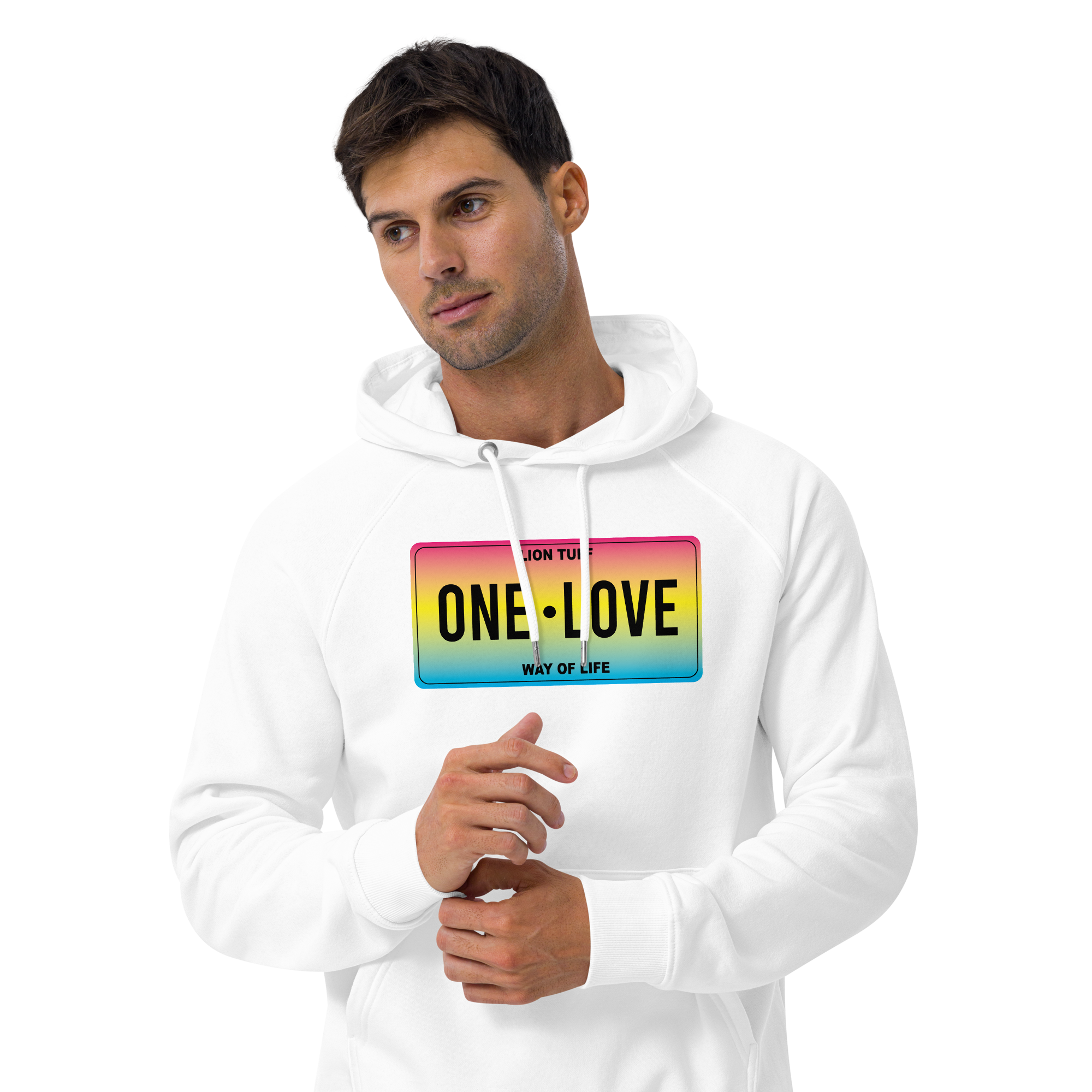 Unisex eco raglan hoodie